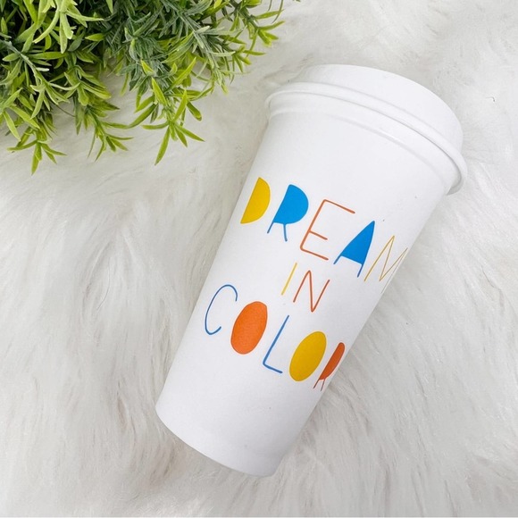 Starbucks 16 fl Oz Reusable Cup "Dream In Color" 2013 - Picture 9 of 9